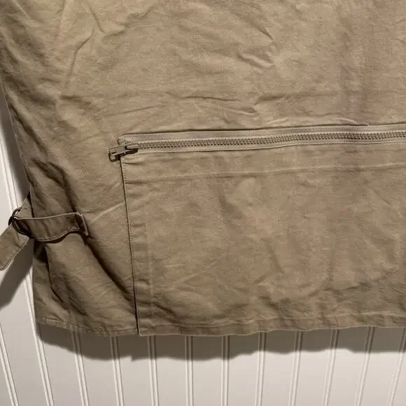 Vintage LL Bean Plaid Lined Utility Vest Fishing Hunting Mens Large Tall - Picture 8 of 8